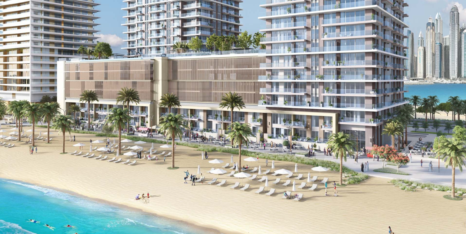 Emaar Beachfront Explained: Private Beach Living on Dubai Harbour