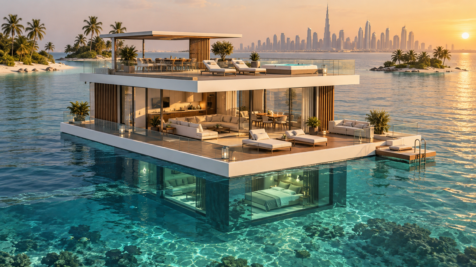 Floating, Beach and Water Villas in Dubai: Prices, Projects and Where to Stay